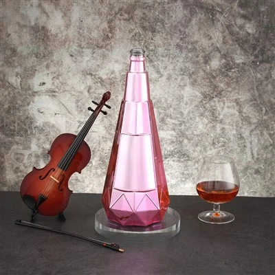 עיצוב אחרון ורוד בקבוק חרוטי 500ML